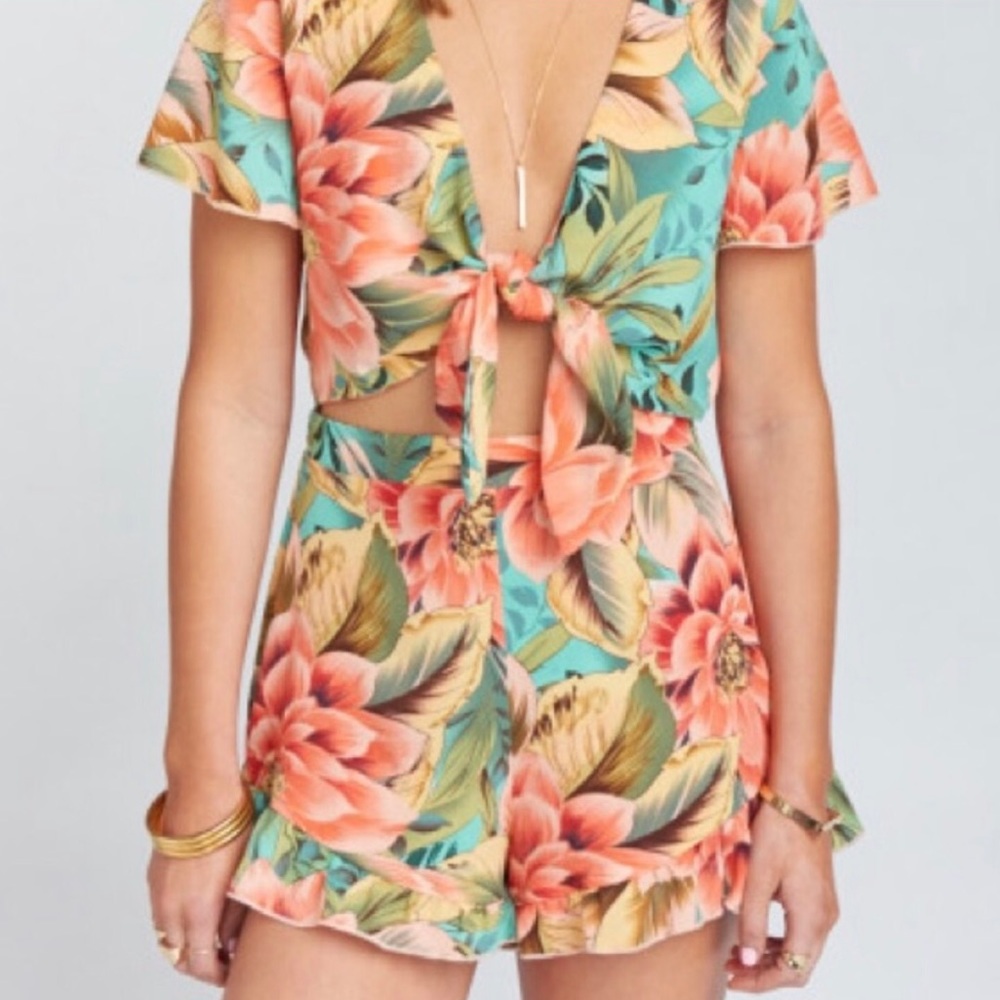 Show Me Your Mumu Riviera Romper Size Small